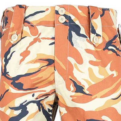 Waist button reforcement