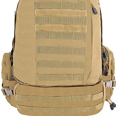 3 day tactical backpack front molle