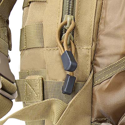 military tactical backpack zipper