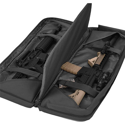 Soft Double Rifle Case Internal display