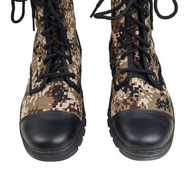 military boots toe cap