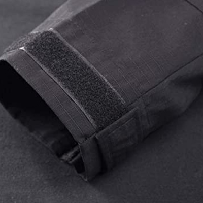 Grey Tactical Shirt Hook and loop adjusted cuffs