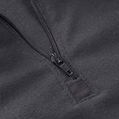 Grey Tactical Shirt Quarter Zipper