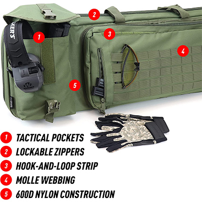 Rifle Case 40 inch External Details