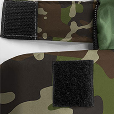 Army sleeping bag quality Velcro