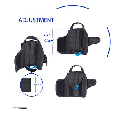 Tactical leg holster adjustment