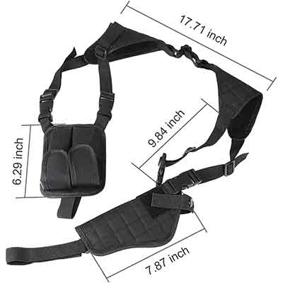 Tactical shoulder holster nylon webbing