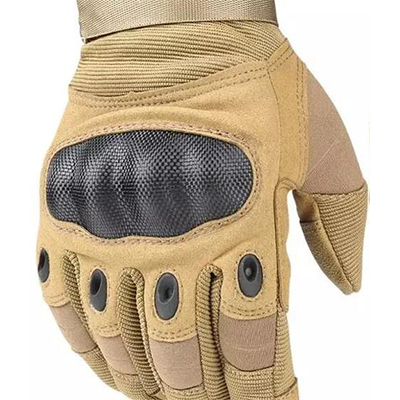 Tactical gloves carbon hard shell protection