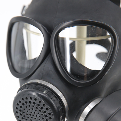 Gas Mask Army Anti-fog Poly-carbonate Lens