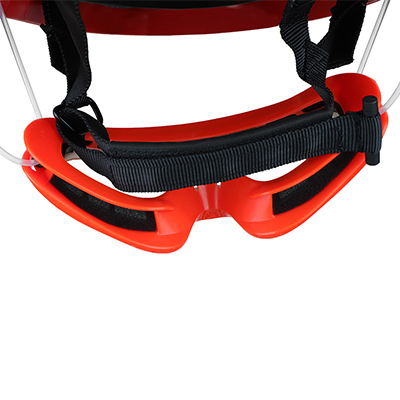 Red Firefighter Helmet Goggles Connection
