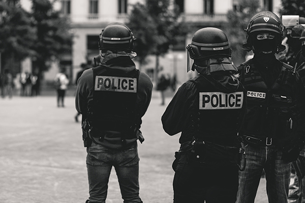 police bulletproof vest