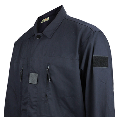 Dark Blue Army Uniform Chest Vertical Pockets