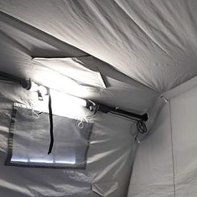Military Rescue Tents Humanized window design