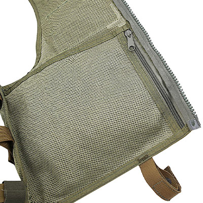 Military Mesh Tactical Vest Build-in Zipper Pocket