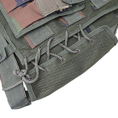 Tactical Assault Vest Adjustable Waist Size Design