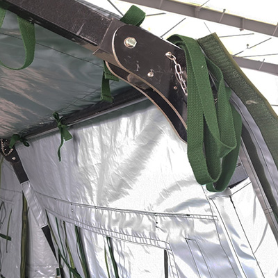 Military Tent Plastic-sprayed Steel Pipe