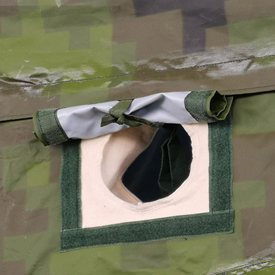 Military tent Window