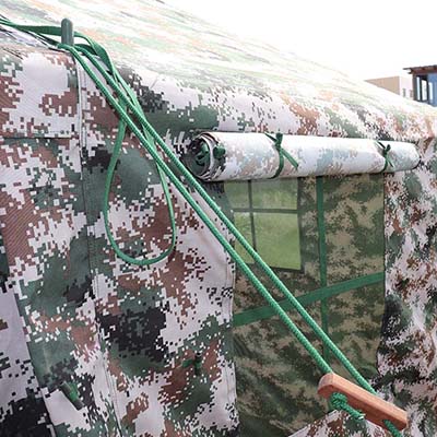 Army Tents Humanized window design