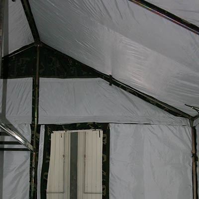 Army Tent Internal reinforcement design