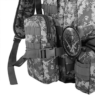 detachable MOLLE side storage pocket