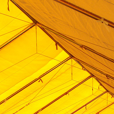 Army Disaster Tent Internal reinforcement design