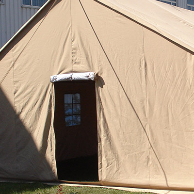 Army Disaster Tent Door Design