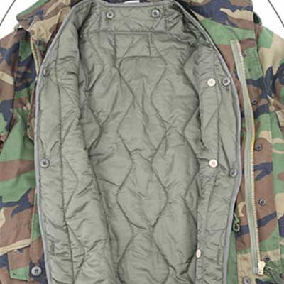 M65 Military Jacket Removable Lining