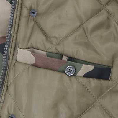 Military Jacket Liner Hidden Pockets