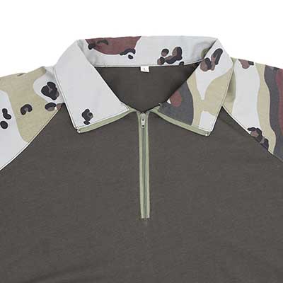 Combat Shirt Zipper Collar