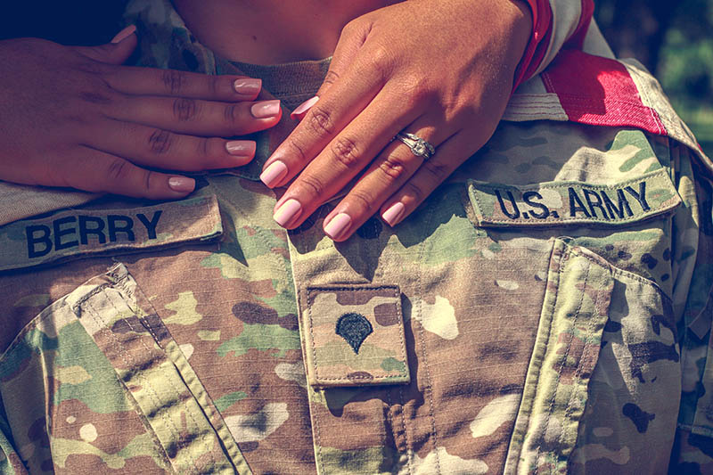 army camo uniform