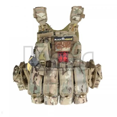 plate carrier with pouches