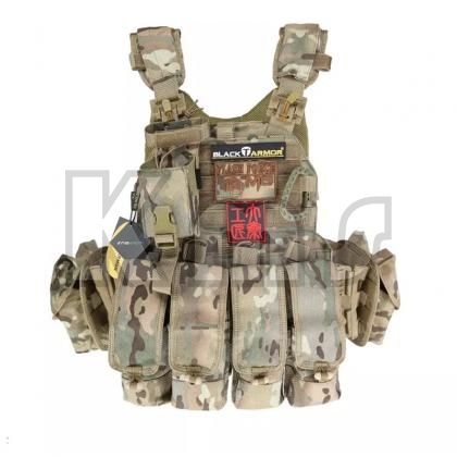plate carrier with pouches